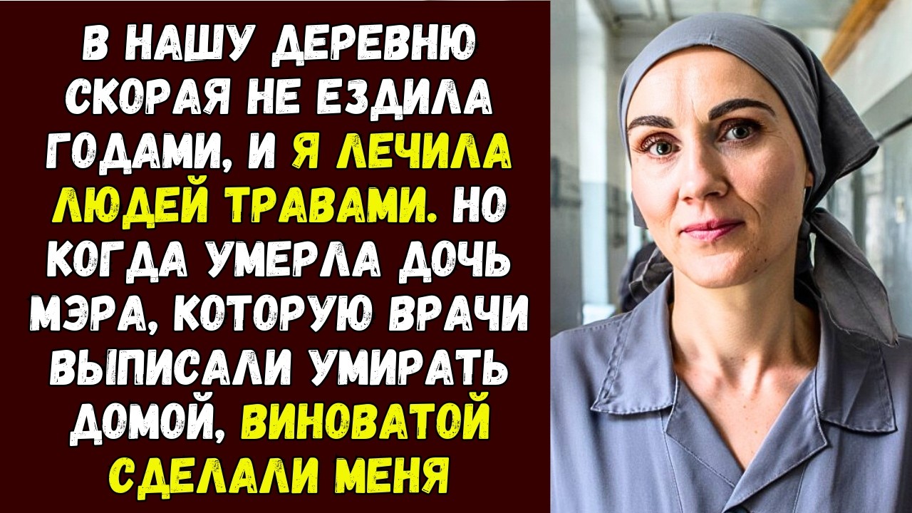 В нашу деревню скорая не ездила годами, и я лечила людей травами. Но когда умерла дочь мэра, которую