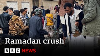 Ramadan crush in Yemen's capital Sanaa kills dozens - BBC News
