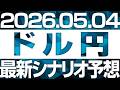 FXドル円最新シナリオ毎日予想＆全エントリー先出し解説 ［2026/05/04］※2倍速推奨