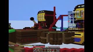 Bedwars Minecraft gameplay on ultimis