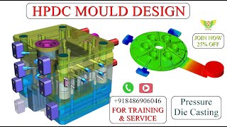 HPDC Mould Design  Pressure Die Casting Design | CIM Design Solution | Die Casting Tutorial Hindi