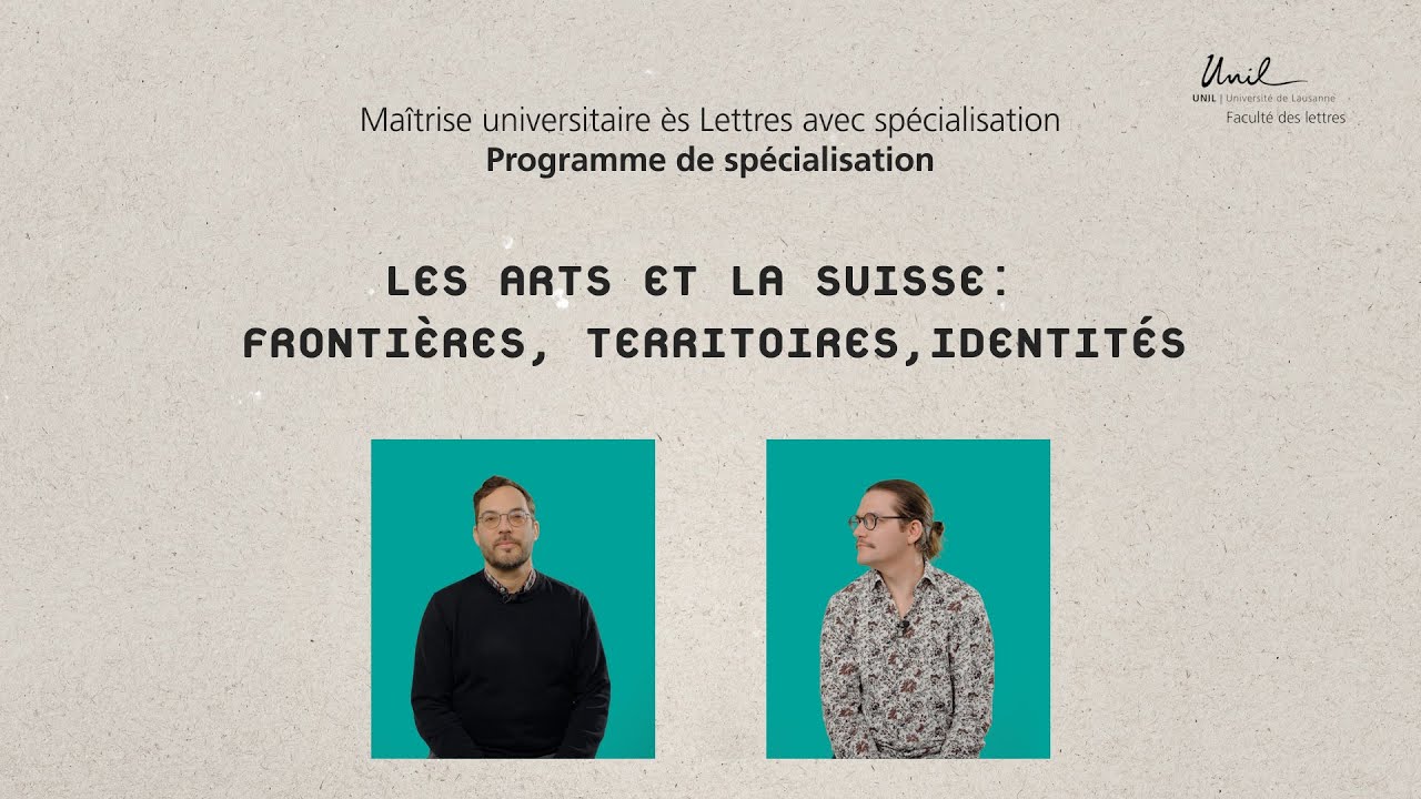 Les arts et la Suisse: frontières, territoires, identités