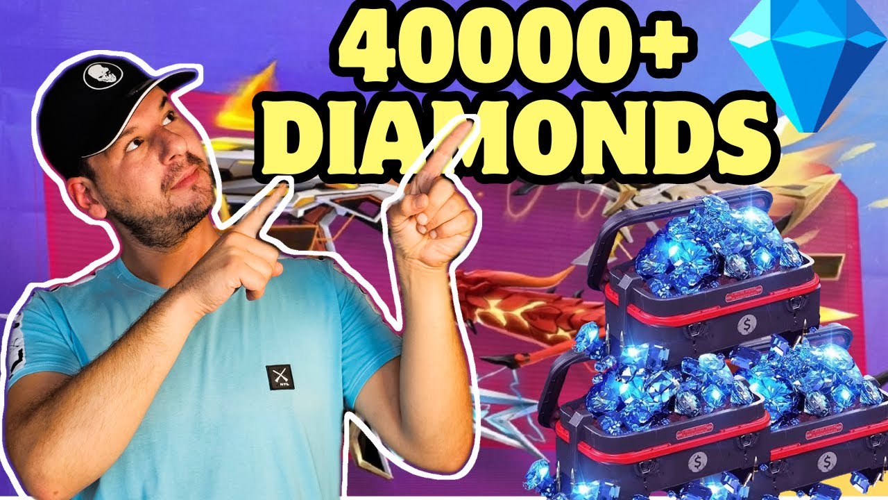 ΒΑΖΩ ΛΕΦΤΑ  ΣΤΟ FREE FIRE 40 ΧΙΛΙΑΔΕΣ ΔΙΑΜΑΝΤΙΑ!