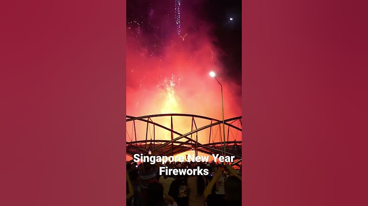 Singapore New Year Fireworks