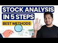 Five step stock analysis  five things to check before investing in a company trueinvesting