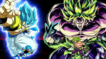 Gogeta DBS V3 (all form) (New) VS Broly DBS V2 in Jump Force Mugen