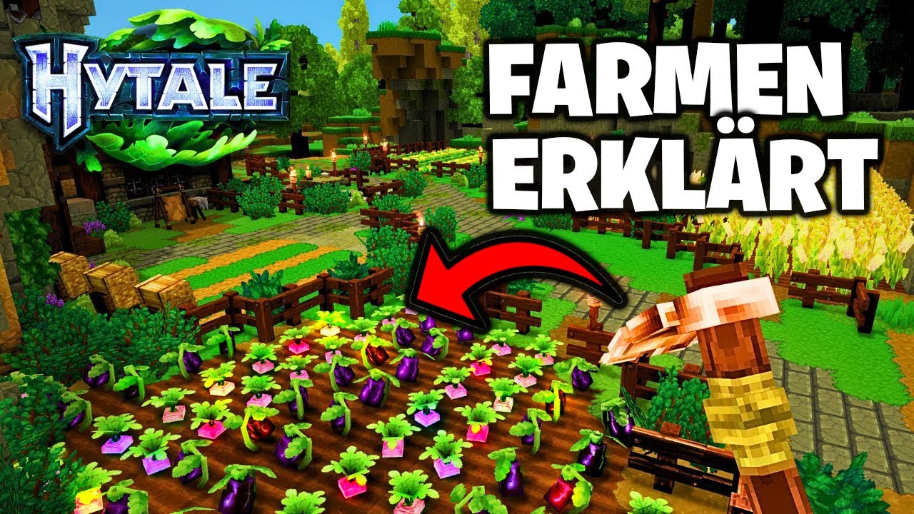 Hytale Pflanzen bekommen Tutorial - Hytale Farming Guide - Seeds anpflanzen (einfach erklärt)
