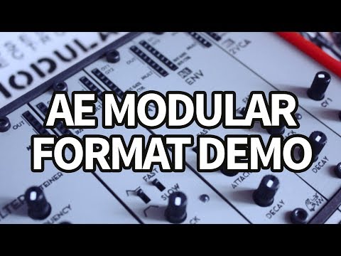 AE Modular Synth Format Introduction ... finally, a CHEAP modular! #TTNM