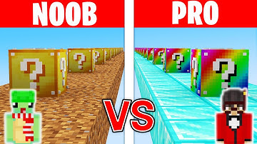 Noob Vs Pro Lucky Block RACE Challenge (Minecraft)