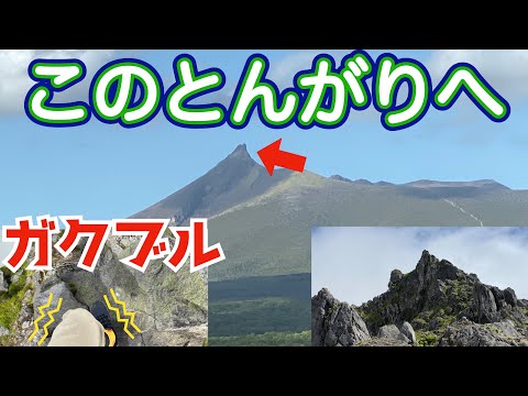 【北海道駒ヶ岳　登山】あの山頂へ行ってみたら恐怖で足がガクブルだった　あのとんがりを目指す❗️ ラビスタ函館ベイの朝食パワーで登山