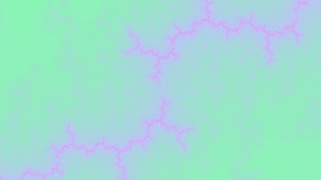 Mandelbrot, log of escape count  mapped to single loop colormap