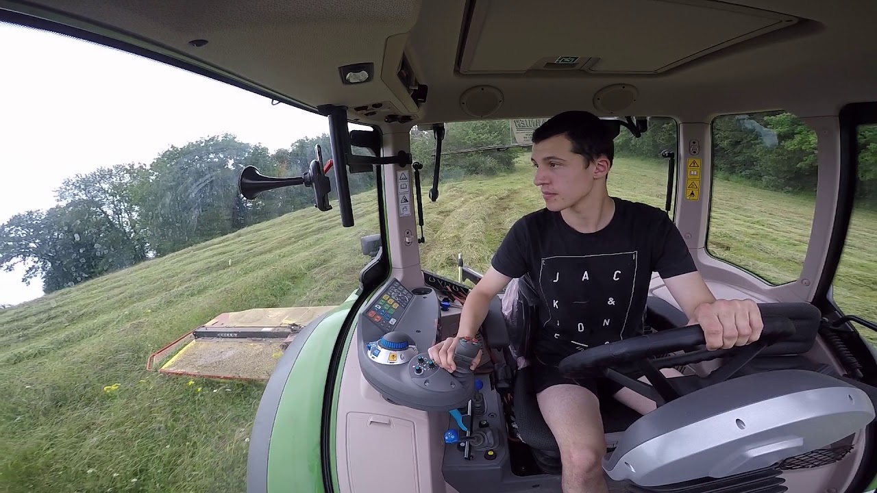 Fauche de foin 2K18 [Fendt 310 S4][Fella KM 310 TL et KM 310 FZ][GoPro]