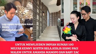 UNTUK MEWUJUDKAN IMPIAN RUMAH 100 MILYAR KENY AUSTIN RELA KERJA SIANG MALAM UNTUK AMANDA MANOPO