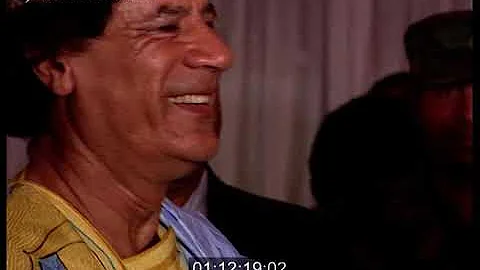 Gaddafi at the 1997 Organisation of African Unity Summit