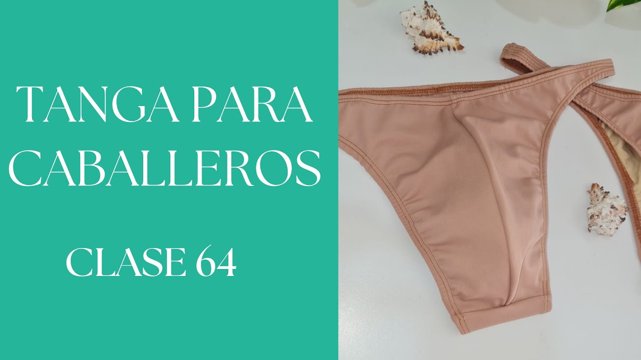 CLASE 64: Patronaje de tanga para caballeros