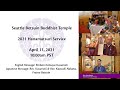 Seattle Betsuin Hanamatsuri Service | 2021-04-11