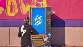 How to Purchase weapons from Ace&#39;s Exotics or Ace&#39;s Armor vending machines Fortnite