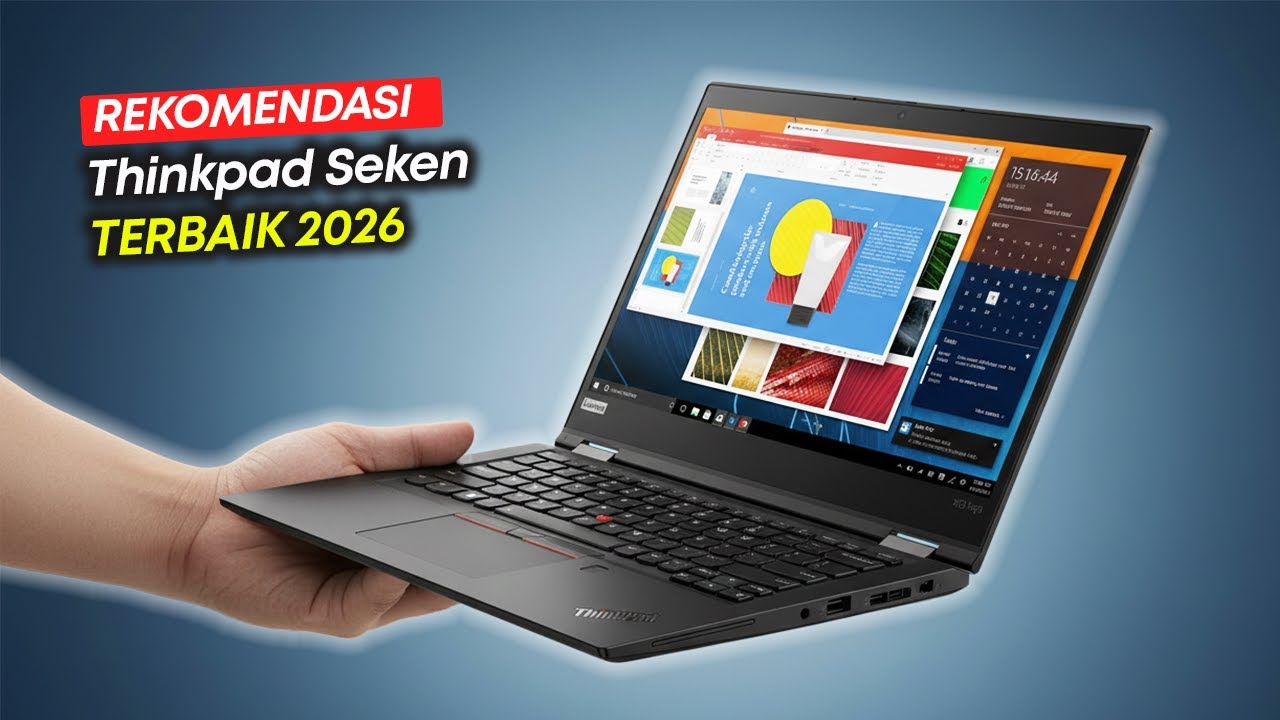 5 LAPTOP LENOVO THINKPAD SECOND TERBAIK 2026  (intel gen10 RAM16GB SSD 256GB)