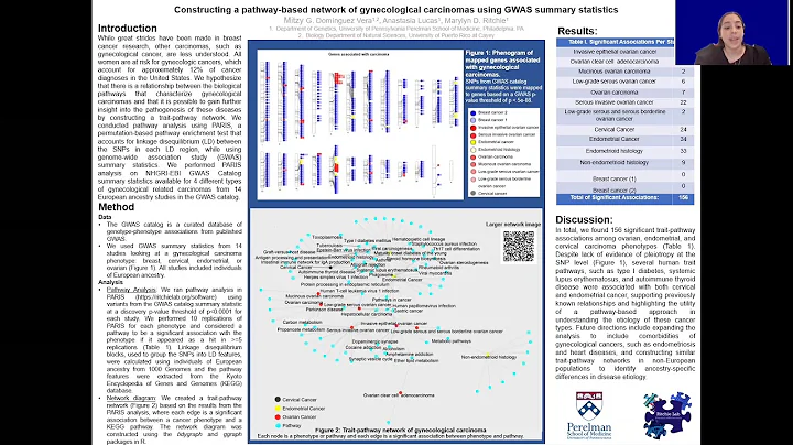 Constructing a pathway-based network of gynecologi...