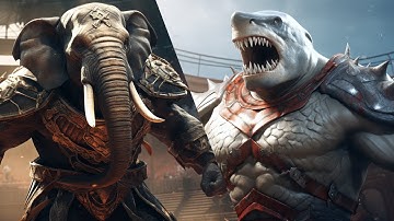 Animals as Gladiators | Ai Art Midjourney