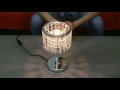 テーブルライト 1灯 クリスタル シャンデリア型 卓上ランプ