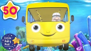 Wheels On The Bus Underwater Part 2 | +More Baby Songs | Nursery Rhymes | Little Baby Bum