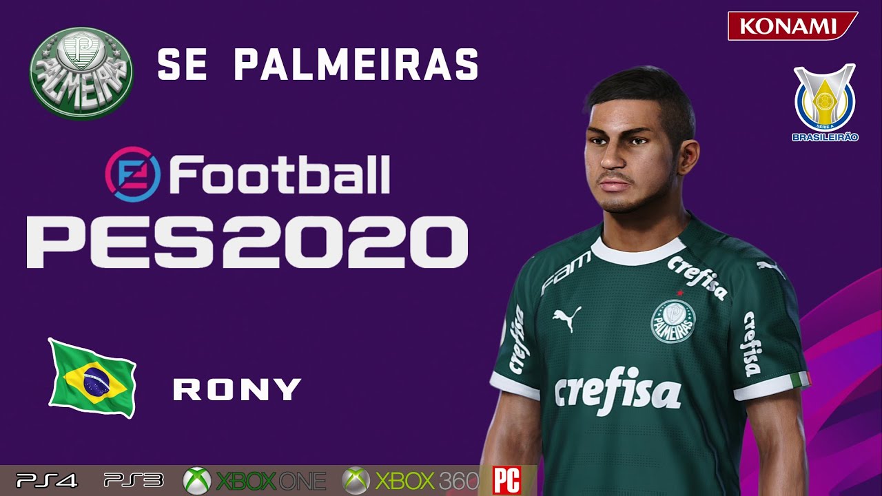 Rony Se Palmeiras How To Create In Pes 2020 Youtube