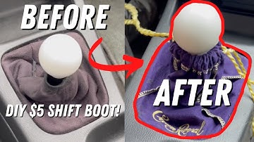 DIY: $5 Crown Royal Shift Boot!