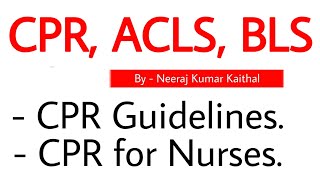 cpr I cpr for nurses I BLS I cpr guidelines