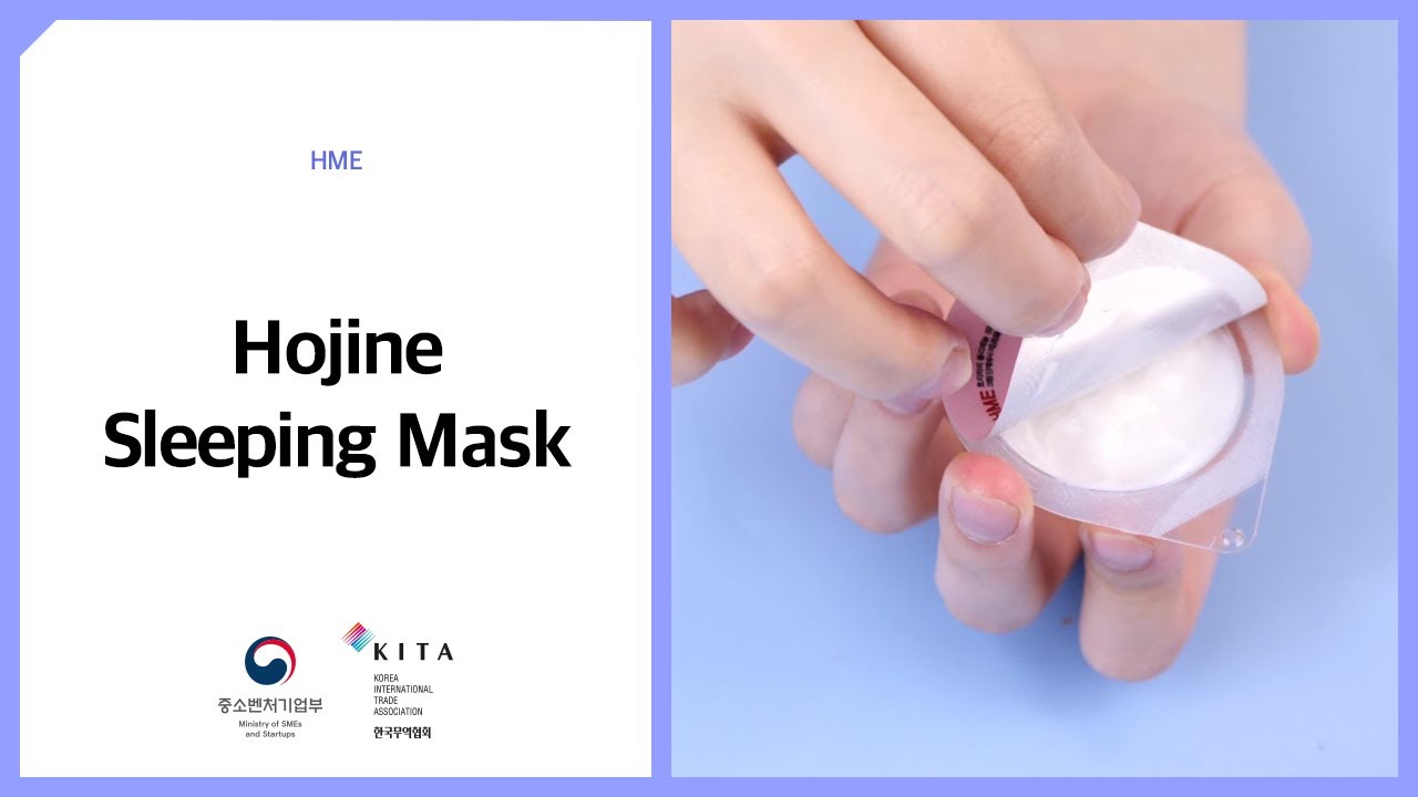 [HME] Hojine Sleeping Mask - YouTube