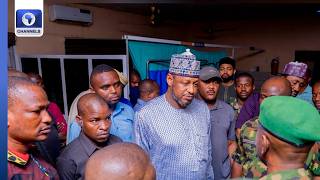 Gouverneur Radda besucht die Ehefrau des verstorbenen Generals Rabe Abubakar