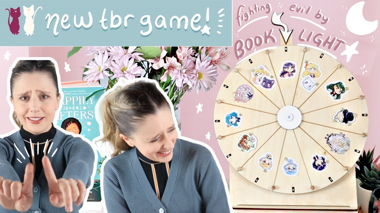 Brand New TBR Game! 🌙 April 2021 TBR 🌷 Fighting Evil by Book Light: Sailor Moon! 💫 [CC]