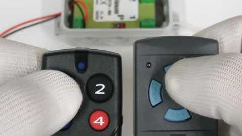 Programming Multi frequency remote control