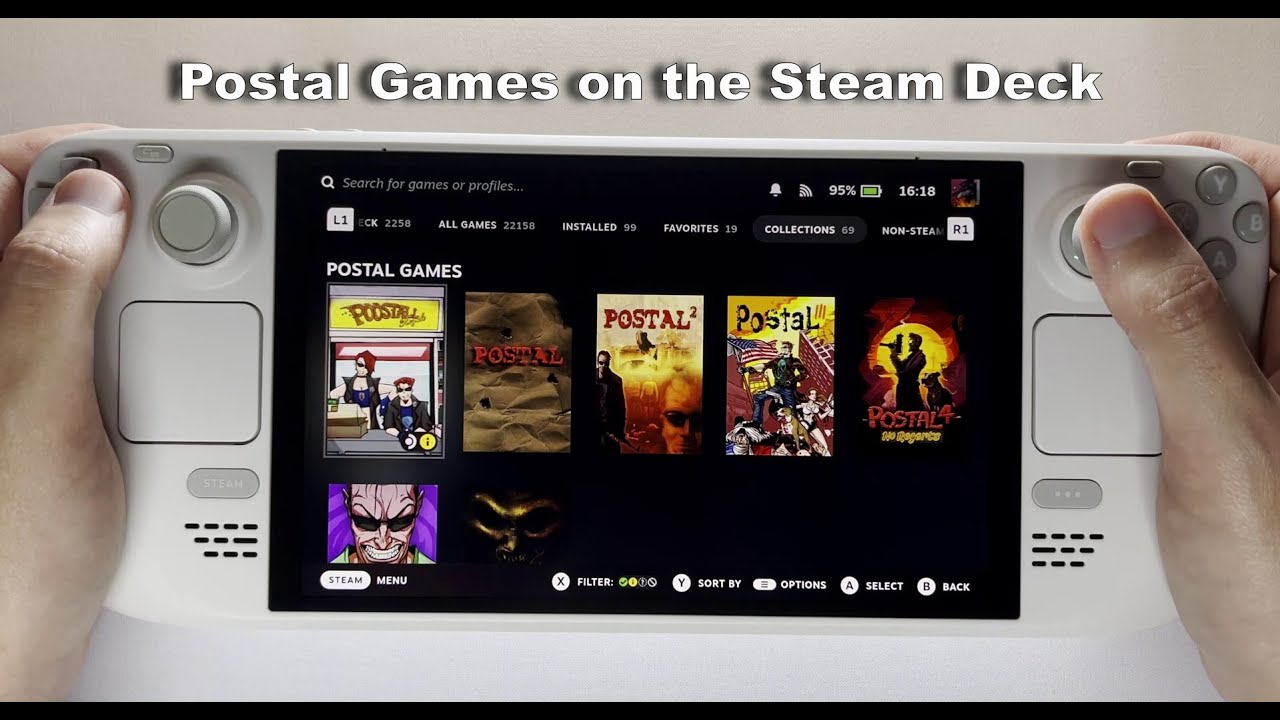 Postal Games on the Steam Deck