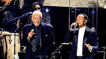 John Legend Stevie Wonder Bill Withers Performing Live Lean On Me