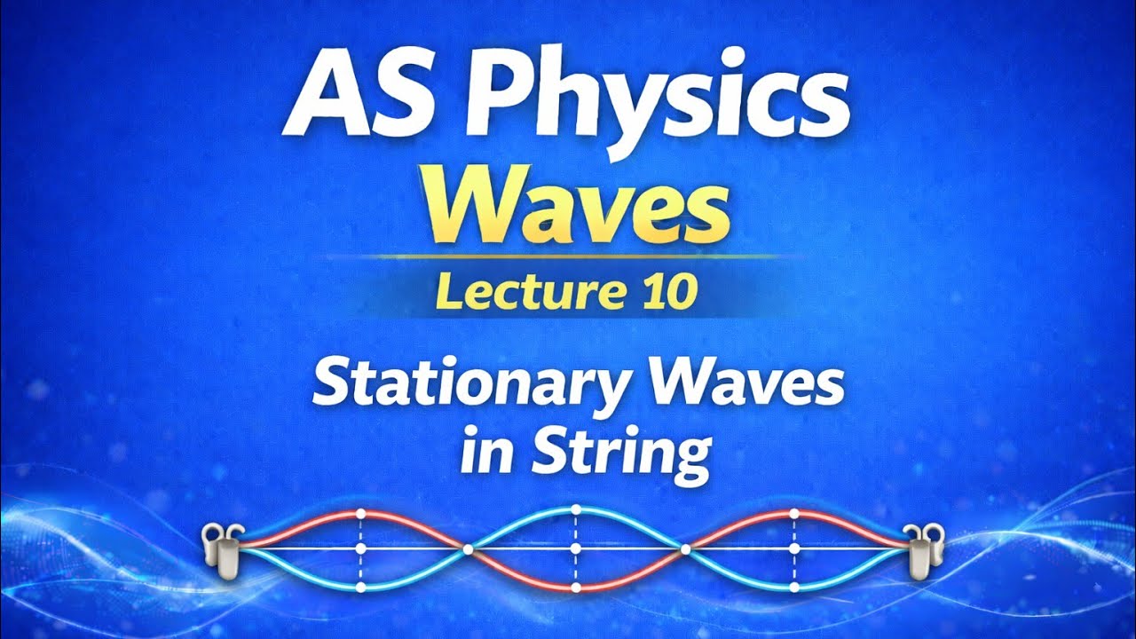 Stationary Waves on a String - A Level Physics - YouTube