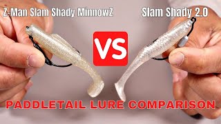 Paddletail Lure Comparison: Slam Shady 2.0 VS. Z-Man Slam Shady MinnowZ 