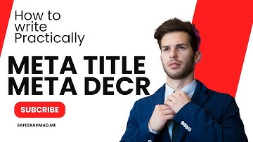 How to write Title and Description practically | Within 3 Mint | Safeer Ahmad