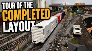 Tour of the Completed HO Shelf Layout