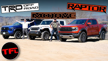 The All New Ford Ranger Raptor vs Toyota and Jeep; What Do You Get For $45k, $55k, and $65k?