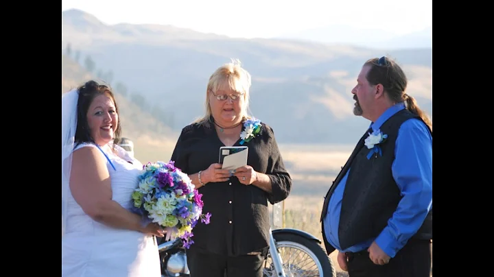 Ron and Mindy Champagne Our Wedding 8 26 17 Biker Bride and Rock n Roll Groom