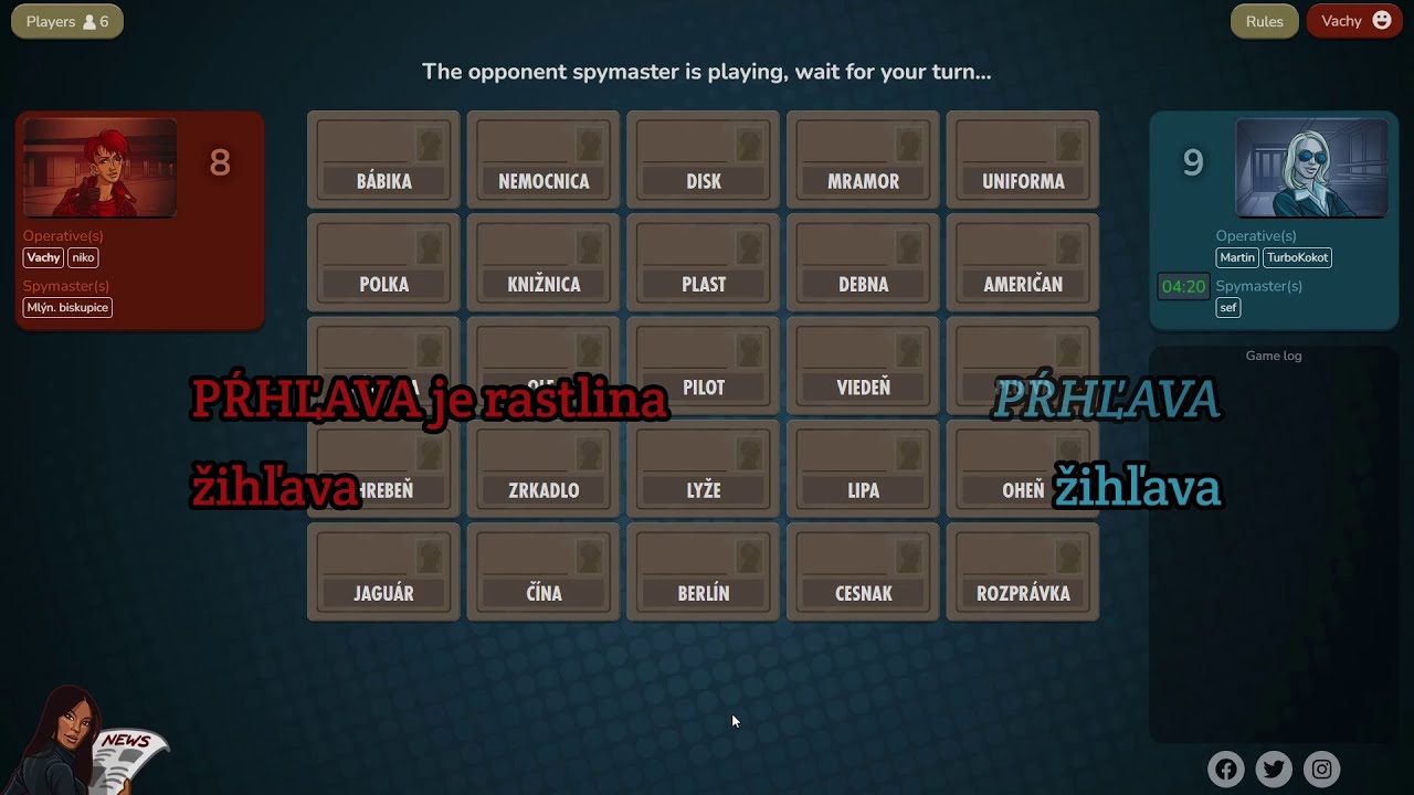 Random Střihfest #15 - CodeNames