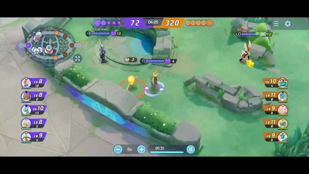 Roubando o kyogre de suporte!!!😎😅😂 Gameplay pokémon unite Eldegoss!!!