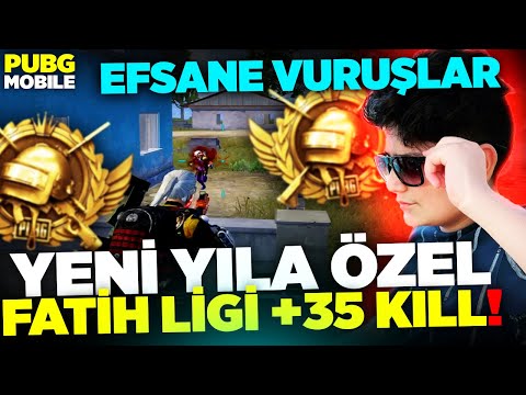 YENİ YILA ÖZEL FATİH LİGİNDE 35 KILL!!! İMKANSIZI BAŞARIYORUZ!! - PUBG Mobile