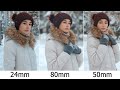 Как выбрать объектив? 24mm VS 50mm VS 80mm / СРАВНЕНИЕ