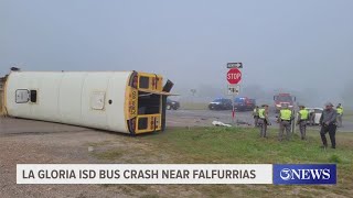 La Gloria ISD bus crash near Falfurrias