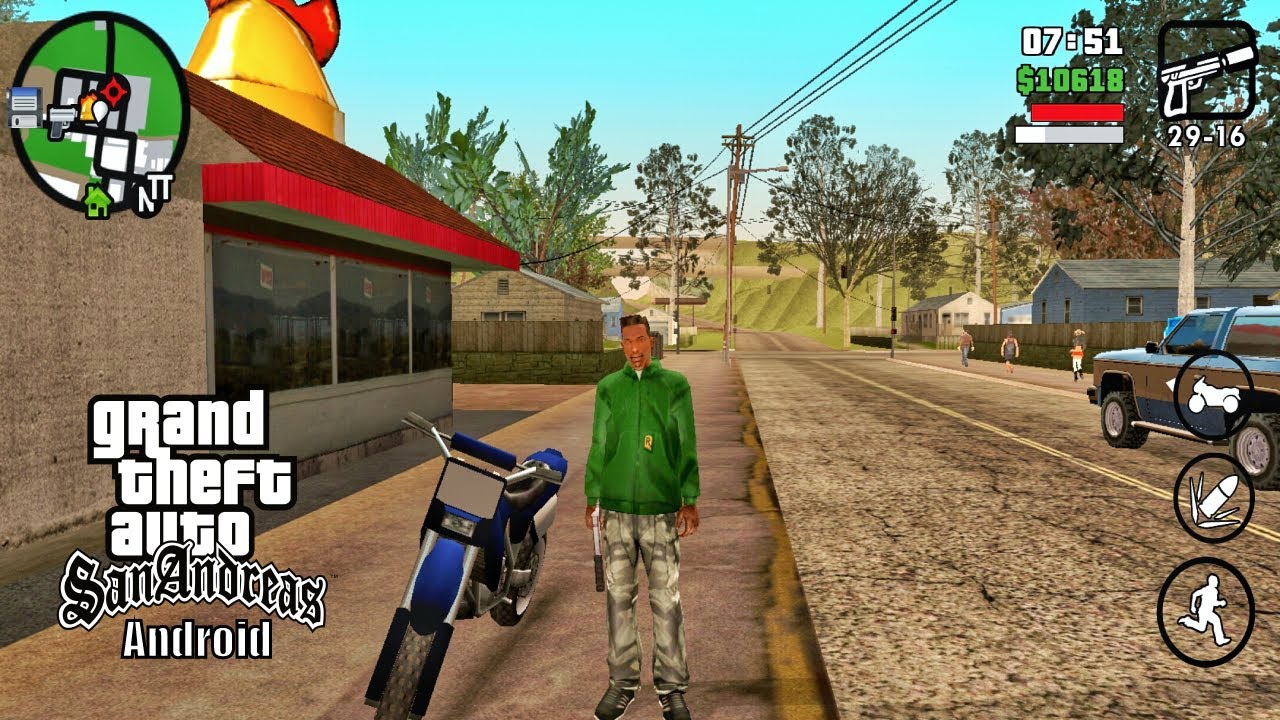 GTA: San Andreas Android - Cop mission badLands - Android Gameplay #28