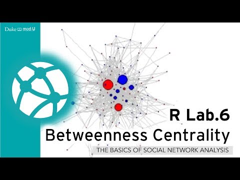 R Lab.6 - Betweenness Centrality: A Social Network Lab in R for Beginners