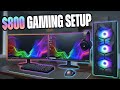 $800 FULL Gaming Setup (PC, Monitor, Keyboard, Mouse, Headset)