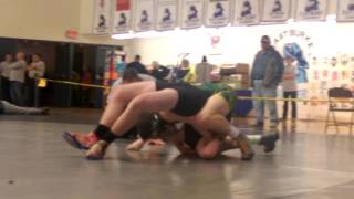 Wrestling 138  Branson Draper West Forsyth HS vs Dalton Biggerstaff Shelby HS 2015 16